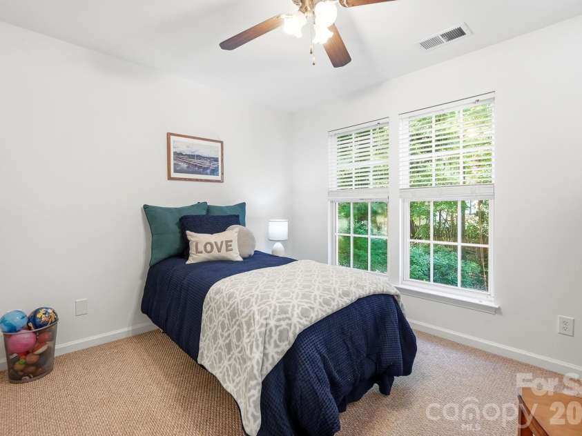 2100 Pineapple Court, Matthews, NC 28105.  MLS# CAR4431286, YatesRealty ID 55807. Bedroom 1