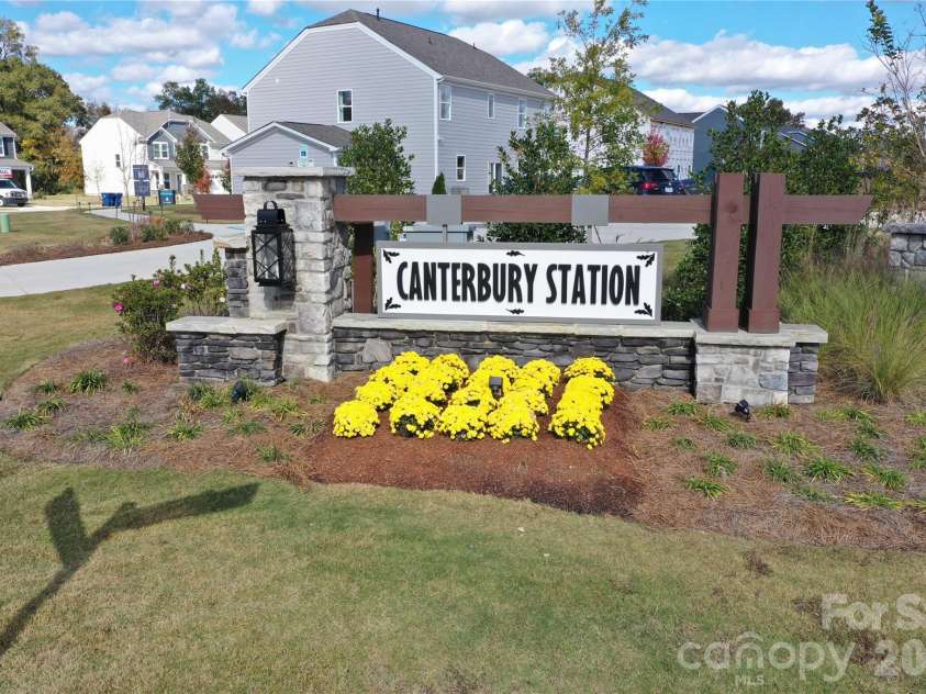 1022 Overbrook Place, Wingate, NC 28174.  MLS# CAR4355301, YatesRealty ID 5581. Community sign