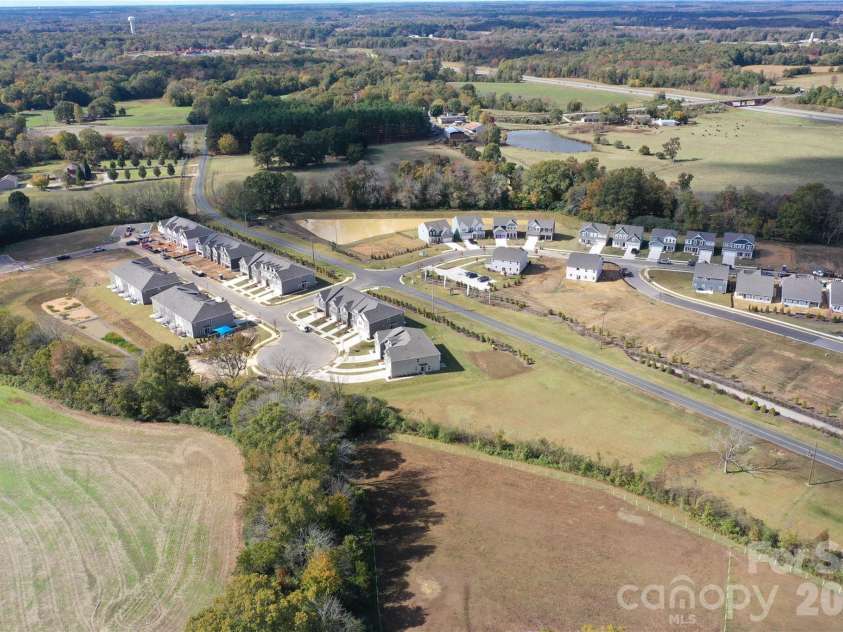 1022 Overbrook Place, Wingate, NC 28174.  MLS# CAR4355301, YatesRealty ID 5581. Sky view of community