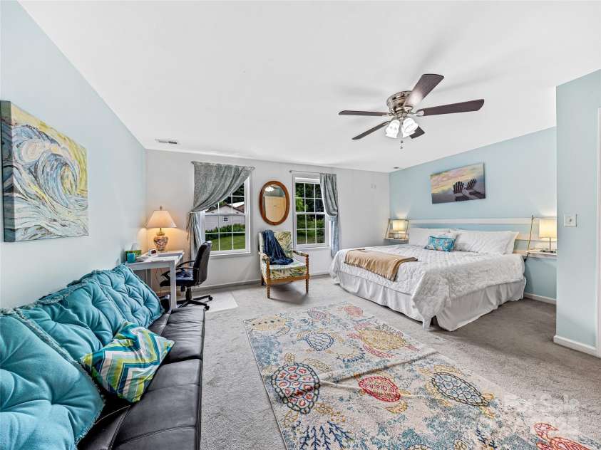 265 Flat Creek Church Road, Weaverville, NC 28787.  MLS# CAR4241685, YatesRealty ID 5581. Upstairs Bedroom