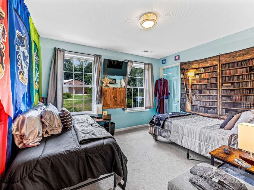 265 Flat Creek Church Road, Weaverville, NC 28787.  MLS# CAR4241685, YatesRealty ID 5581. Upstairs Bedroom