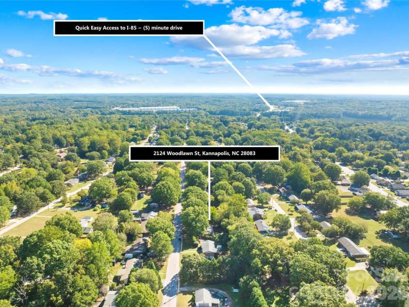 2124 Woodlawn Street, Kannapolis, NC 28083.  MLS# CAR4433052, YatesRealty ID 55832. 