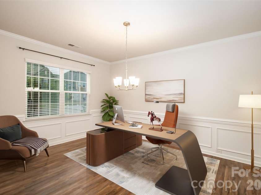150 Morehouse Avenue, Mooresville, NC 28117.  MLS# CAR4433118, YatesRealty ID 55855. Virtually Staged As An Office