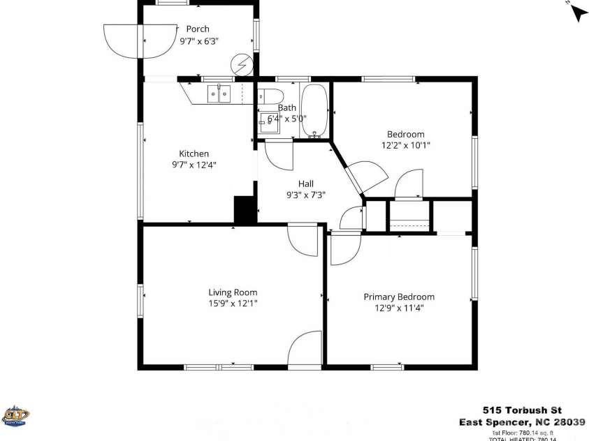 515 Torbush Drive, Salisbury, NC 28144.  MLS# CAR4432542, YatesRealty ID 55864. 