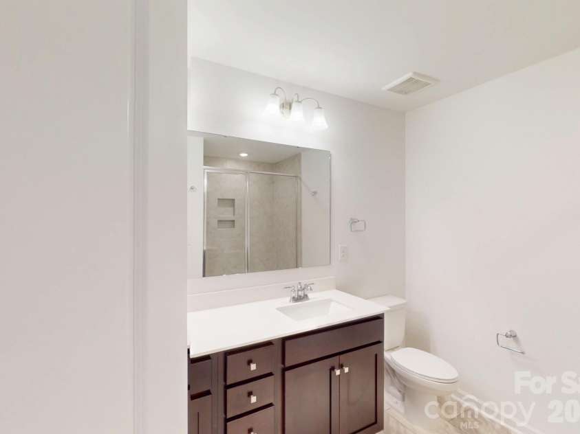 816 Earhart Street, Concord, NC 28027.  MLS# CAR4345163, YatesRealty ID 5587. Owner's bathroom