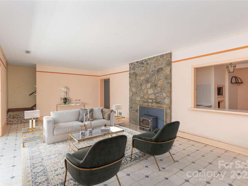 220 Ridge Road, Waynesville, NC 28786.  MLS# CAR4248648, YatesRealty ID 559. Virtually Staged