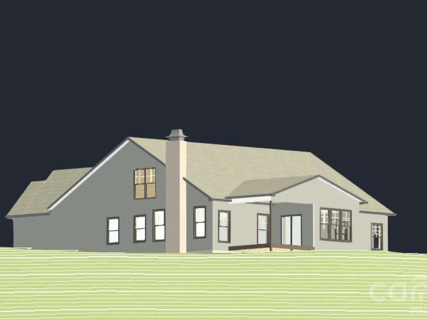 0 Sunset Drive, Mill Spring, NC 28756.  MLS# CAR4432604, YatesRealty ID 55946. BACK ELEVATION
