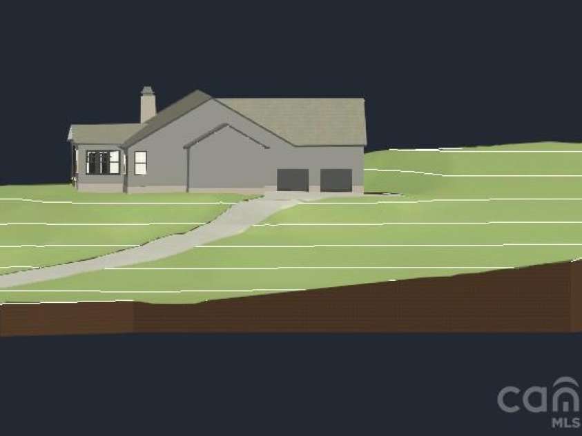 0 Sunset Drive, Mill Spring, NC 28756.  MLS# CAR4432604, YatesRealty ID 55946. SIDE ELEVATION