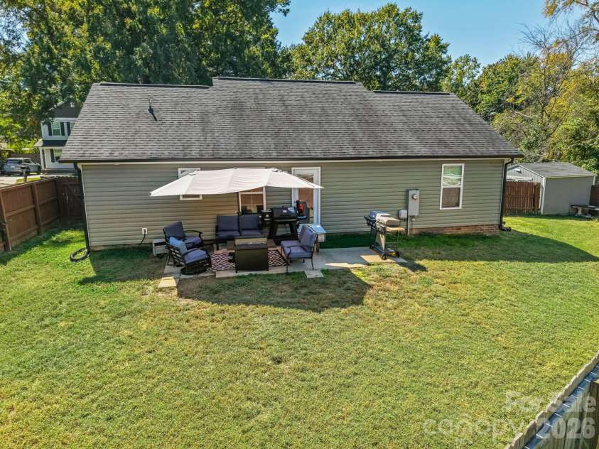 710 Ben Avenue, Kannapolis, NC 28081.  MLS# CAR4429776, YatesRealty ID 55983. Fenced backyard