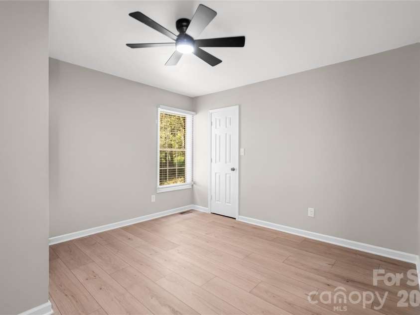 2065 Gary Lane, Hickory, NC 28602.  MLS# CAR4433074, YatesRealty ID 55987. 2nd Bedroom, New floor, paint , ceiling fan