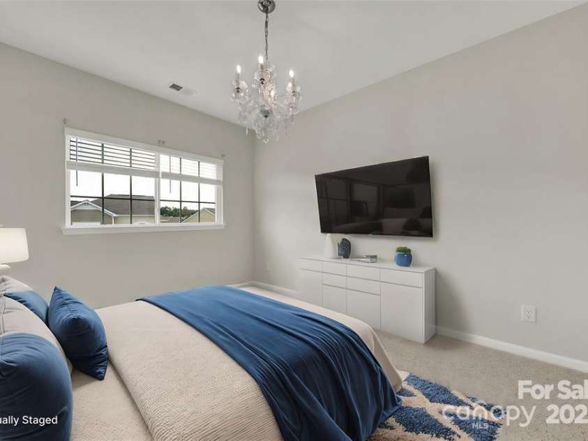 769 River Park Road, Belmont, NC 28012.  MLS# CAR4233285, YatesRealty ID 5600. Guest bedroom 2 staged