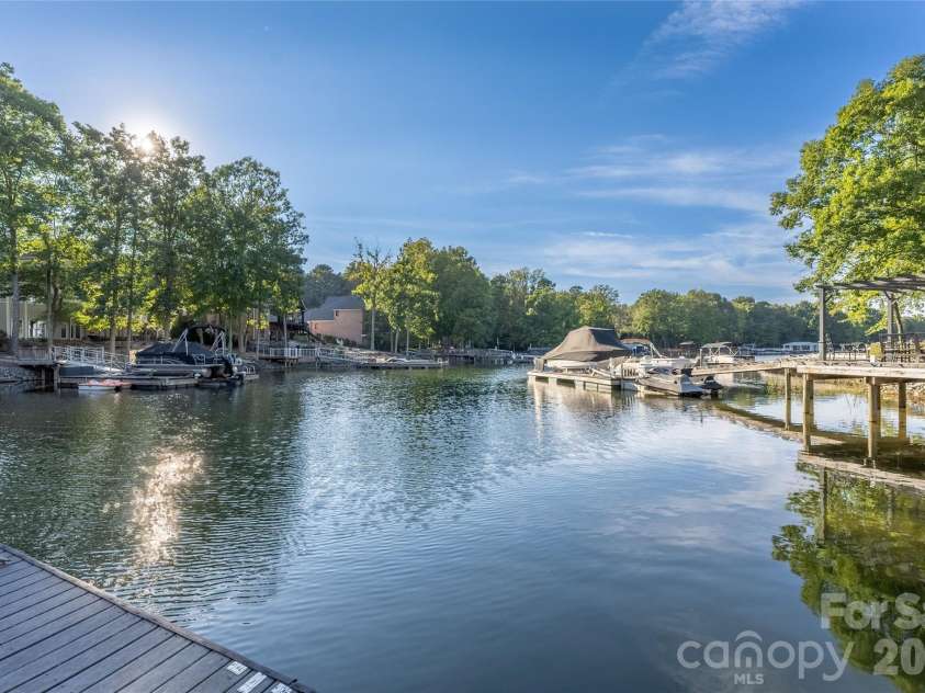20315 Southshore Drive, Cornelius, NC 28031.  MLS# CAR4431312, YatesRealty ID 56005. View from the dock