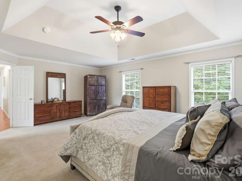 1121 Deep Hollow Court, Waxhaw, NC 28173.  MLS# CAR4431905, YatesRealty ID 56009. Primary Bedroom