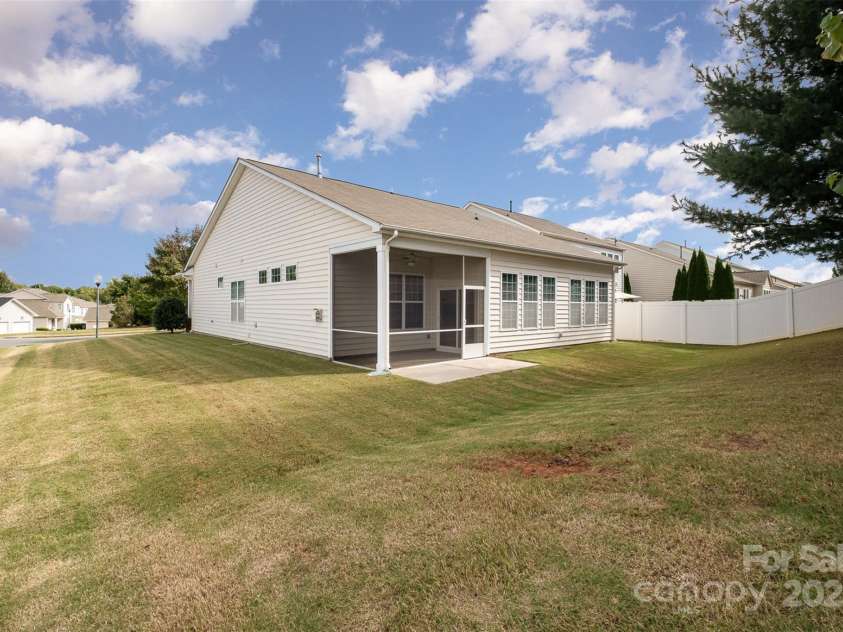 151 Glade Valley Avenue, Mooresville, NC 28117.  MLS# CAR4192412, YatesRealty ID 5601. Back yard