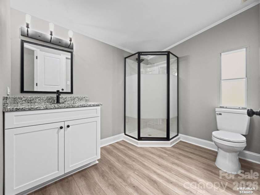 140 Ridge Creek Drive, Troutman, NC 28166.  MLS# CAR4426047, YatesRealty ID 56022. Bath 1