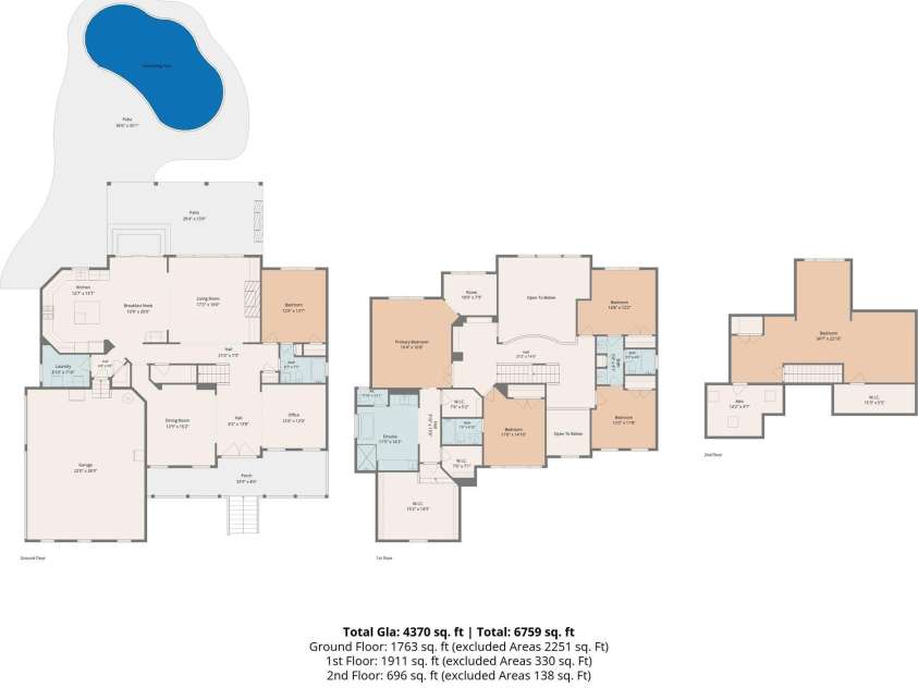 15025 Jockeys Ridge Drive, Charlotte, NC 28277.  MLS# CAR4429098, YatesRealty ID 56032. Floorplan
