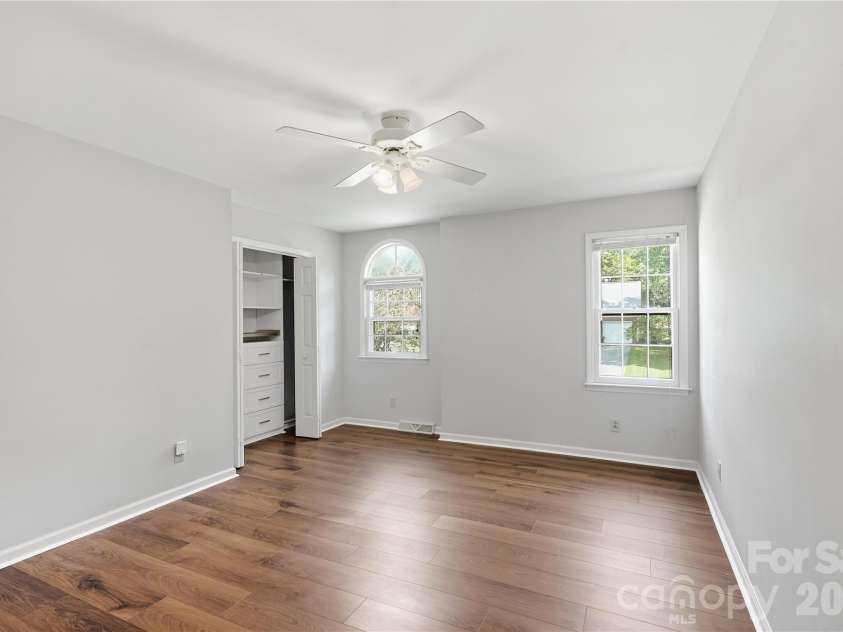717 Fredricksburg Road, Matthews, NC 28105.  MLS# CAR4428487, YatesRealty ID 56079. Bedroom #3 with california closet system
