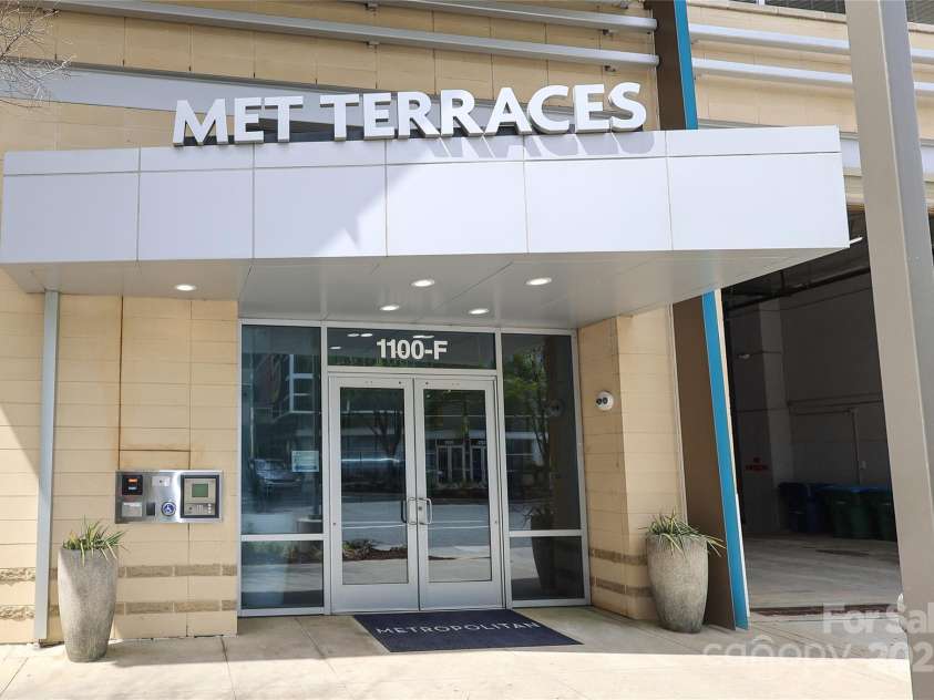 1100 Metropolitan Avenue, Charlotte, NC 28204.  MLS# CAR4241116, YatesRealty ID 5612. Secure entrance into the building