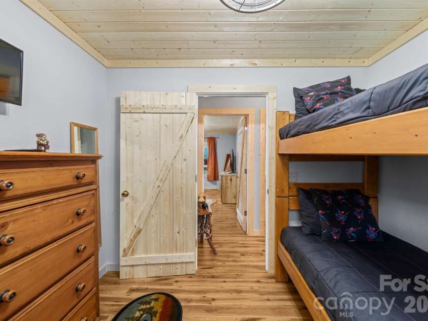 588 Panoramic Loop, Maggie Valley, NC 28751.  MLS# CAR4431380, YatesRealty ID 56124. Bunk Room