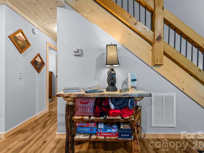 588 Panoramic Loop, Maggie Valley, NC 28751.  MLS# CAR4431380, YatesRealty ID 56124. Leadingup stairs