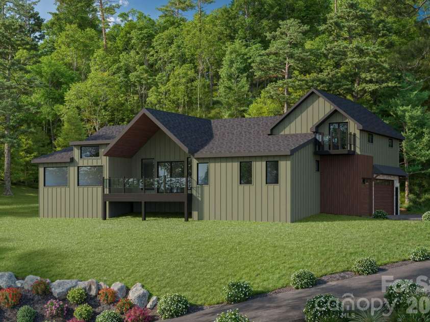 154 Twin Courts Drive, Weaverville, NC 28787.  MLS# CAR4426503, YatesRealty ID 56126. 