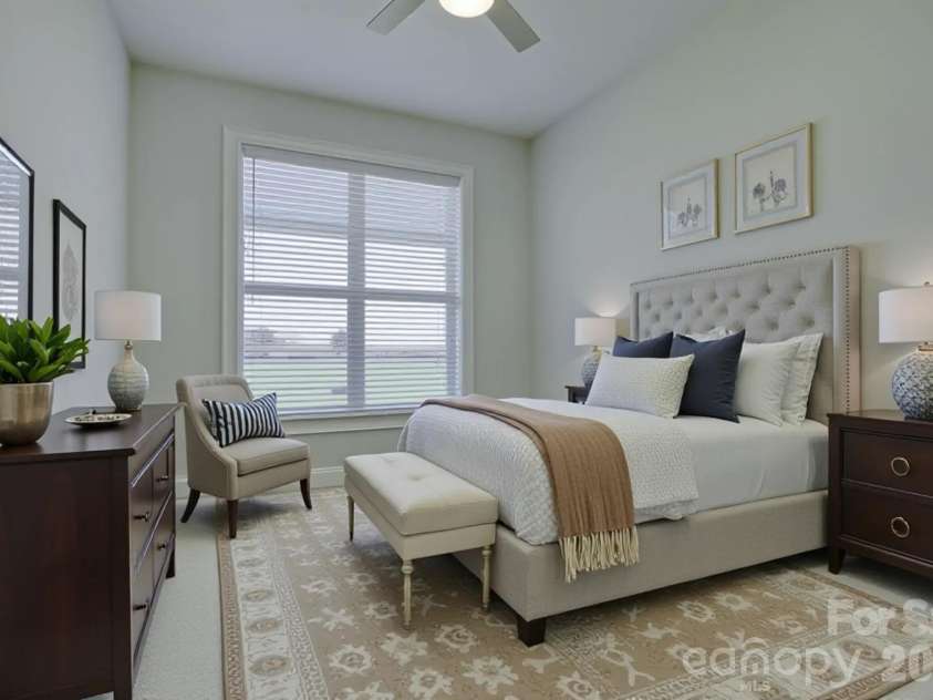 82105 Standing Oak Drive, Charlotte, NC 28278.  MLS# CAR4410343, YatesRealty ID 56131. Virtually staged guest suite 2