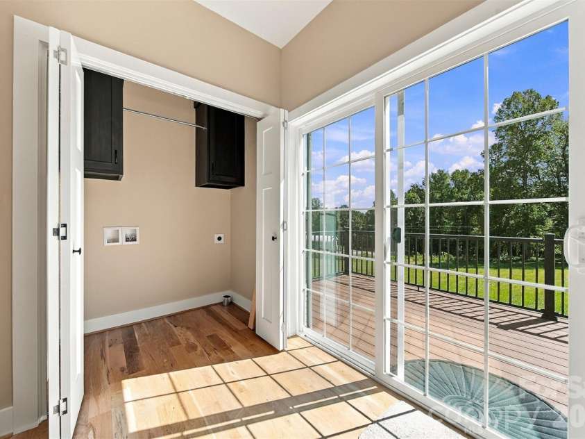 2937 Frank Whisnant Road, Morganton, NC 28655.  MLS# CAR4432522, YatesRealty ID 56195. Laundry closet