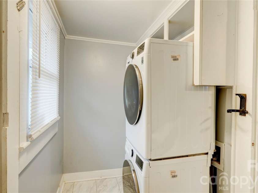 1001 Cannon Boulevard, Kannapolis, NC 28083.  MLS# CAR4326796, YatesRealty ID 5620. Laundry room with Washer/Dryer