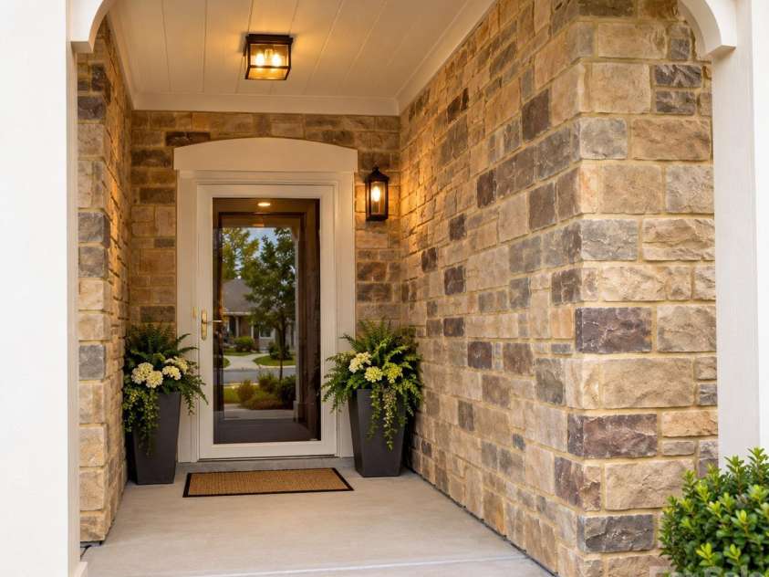 680 Poplar View Drive, Concord, NC 28027.  MLS# CAR4428432, YatesRealty ID 56209. Front Entry