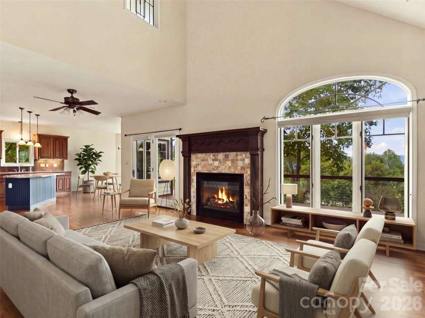 142 Twin Courts Drive, Weaverville, NC 28787.  MLS# CAR4433768, YatesRealty ID 56210. 