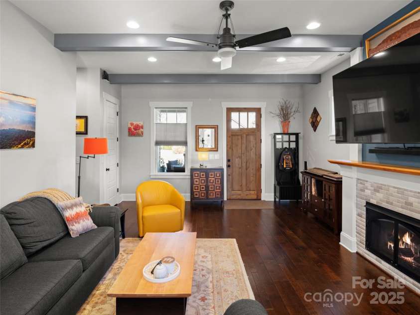 32 Bungalow Way, Brevard, NC 28712.  MLS# CAR4330127, YatesRealty ID 5624. 10 ft ceilings make it live much larger. 