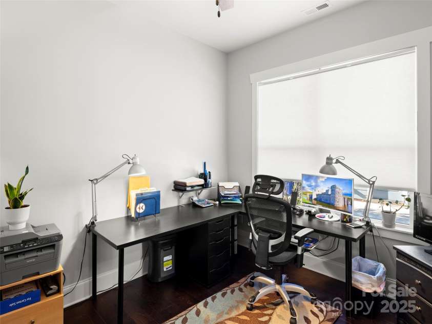 32 Bungalow Way, Brevard, NC 28712.  MLS# CAR4330127, YatesRealty ID 5624. 3rd bedroom used as office