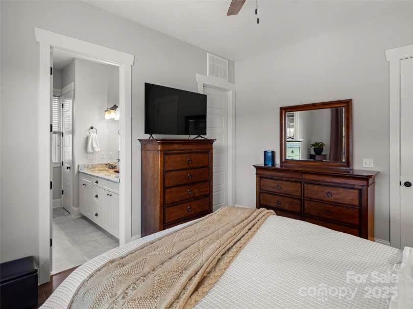32 Bungalow Way, Brevard, NC 28712.  MLS# CAR4330127, YatesRealty ID 5624. Primary bedroom 2