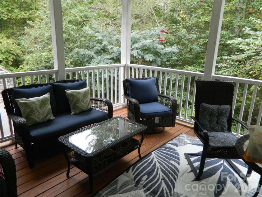 4307 Partridge Court, Lenoir, NC 28645.  MLS# CAR4433483, YatesRealty ID 56245. Covered Rear Deck