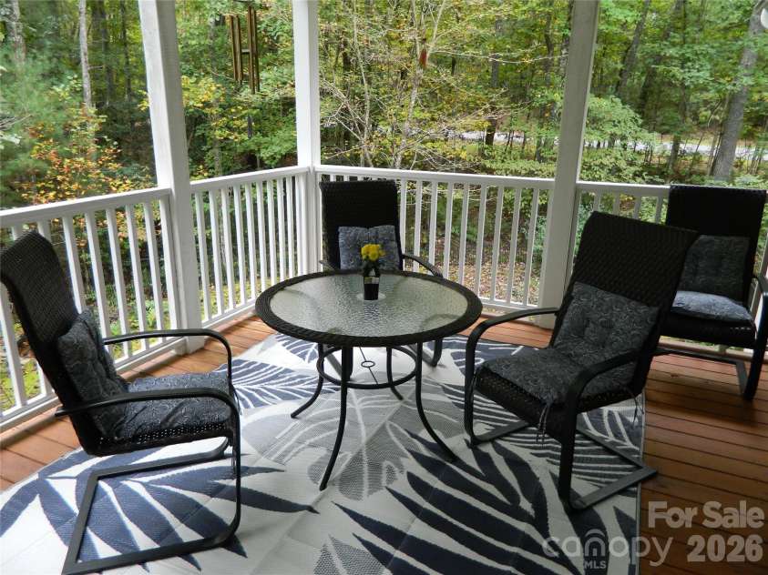 4307 Partridge Court, Lenoir, NC 28645.  MLS# CAR4433483, YatesRealty ID 56245. Covered Rear Deck