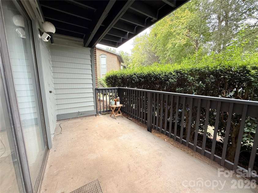 4918 Sardis Road, Charlotte, NC 28270.  MLS# CAR4433879, YatesRealty ID 56250. Patio