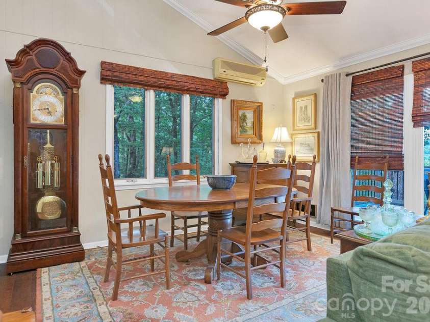 2377 Connestee Trail, Brevard, NC 28712.  MLS# CAR4431214, YatesRealty ID 56257. Dining with a View