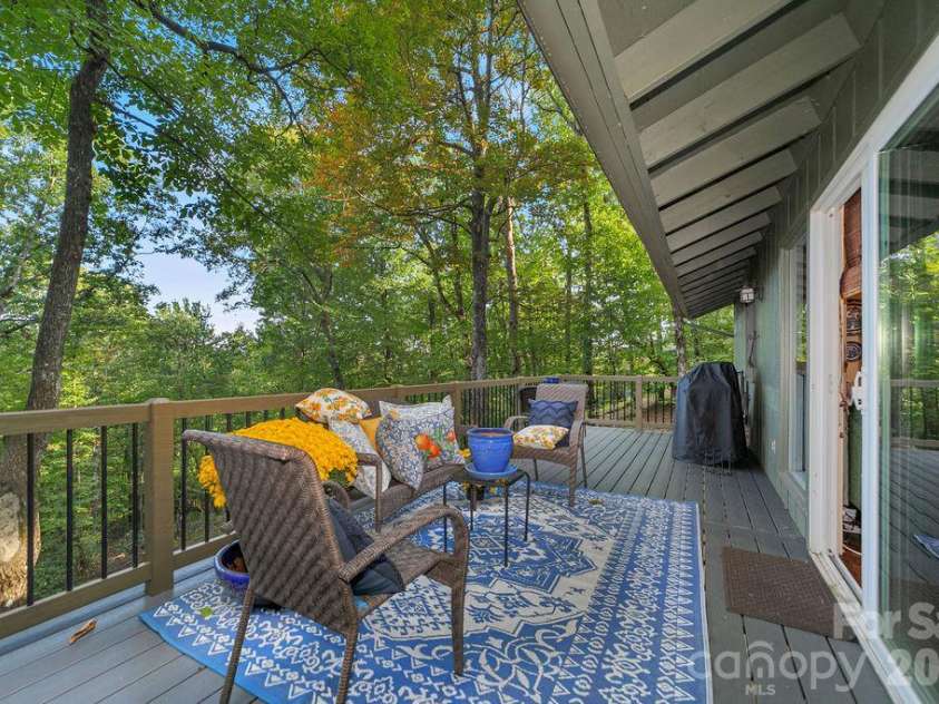 2377 Connestee Trail, Brevard, NC 28712.  MLS# CAR4431214, YatesRealty ID 56257. New Composite Deck