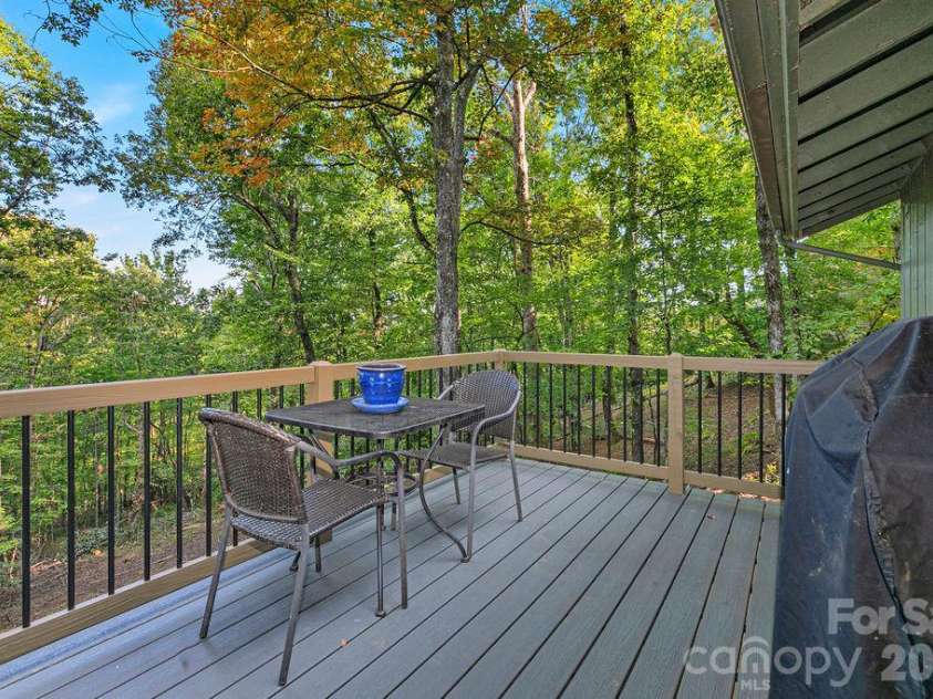 2377 Connestee Trail, Brevard, NC 28712.  MLS# CAR4431214, YatesRealty ID 56257. Outdoor Dining