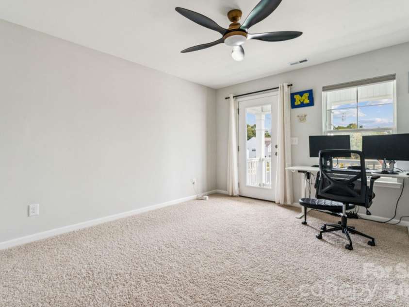 8704 Frank Grier Road, Charlotte, NC 28215.  MLS# CAR4433413, YatesRealty ID 56267. Bedroom 4 with private balcony