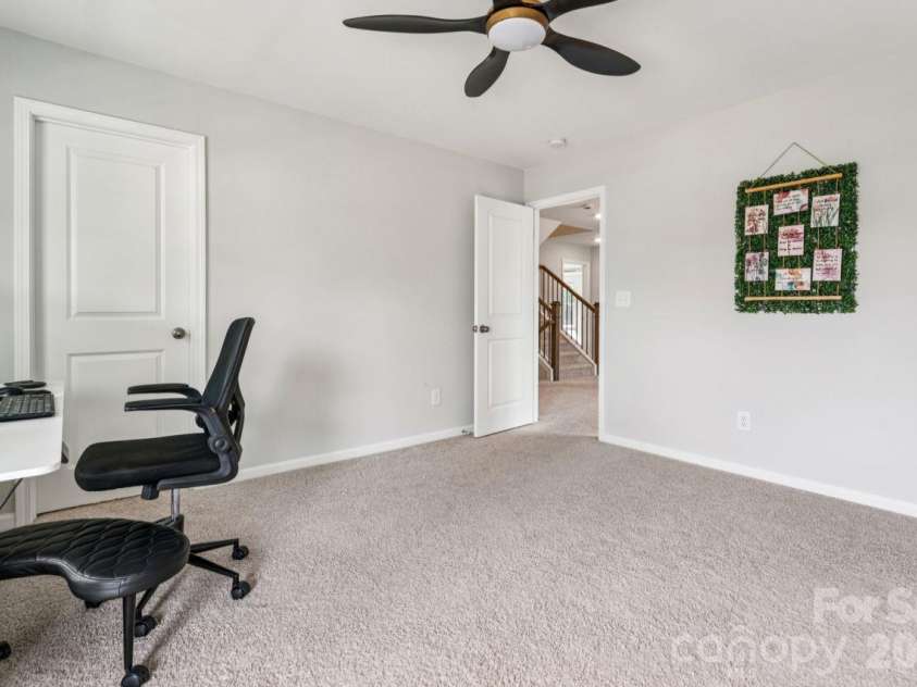 8704 Frank Grier Road, Charlotte, NC 28215.  MLS# CAR4433413, YatesRealty ID 56267. Bedroom 4 with private balcony