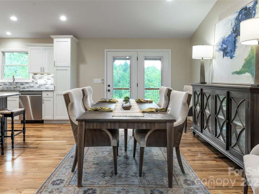 181 Flint Morgan Road, Mars Hill, NC 28754.  MLS# CAR4288459, YatesRealty ID 5628. Dining Room