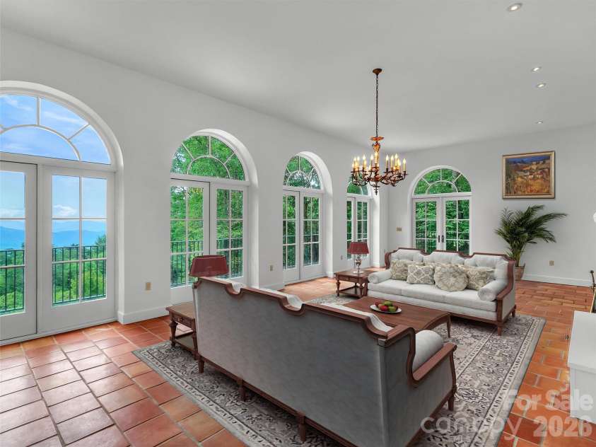 2222 Greenspire Drive, Sylva, NC 28779.  MLS# CAR4159278, YatesRealty ID 5629. Main level living space.