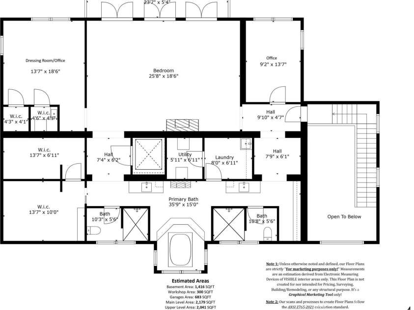2222 Greenspire Drive, Sylva, NC 28779.  MLS# CAR4159278, YatesRealty ID 5629. Primary suite.