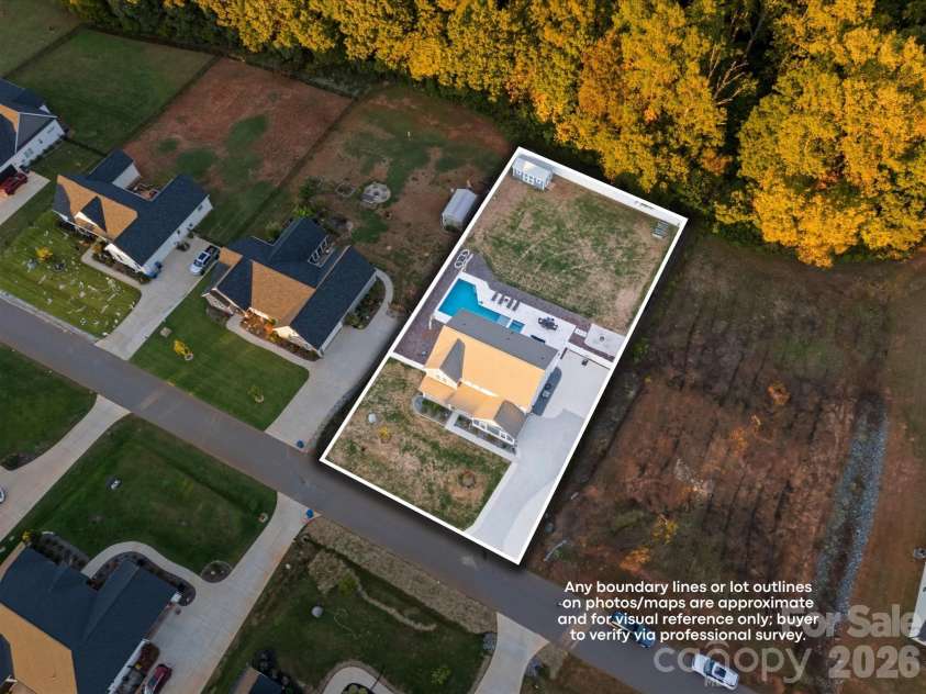 1305 Coppergate Drive, Salisbury, NC 28147.  MLS# CAR4428820, YatesRealty ID 56314. 0.51 acre lot (Lot lines approximate)