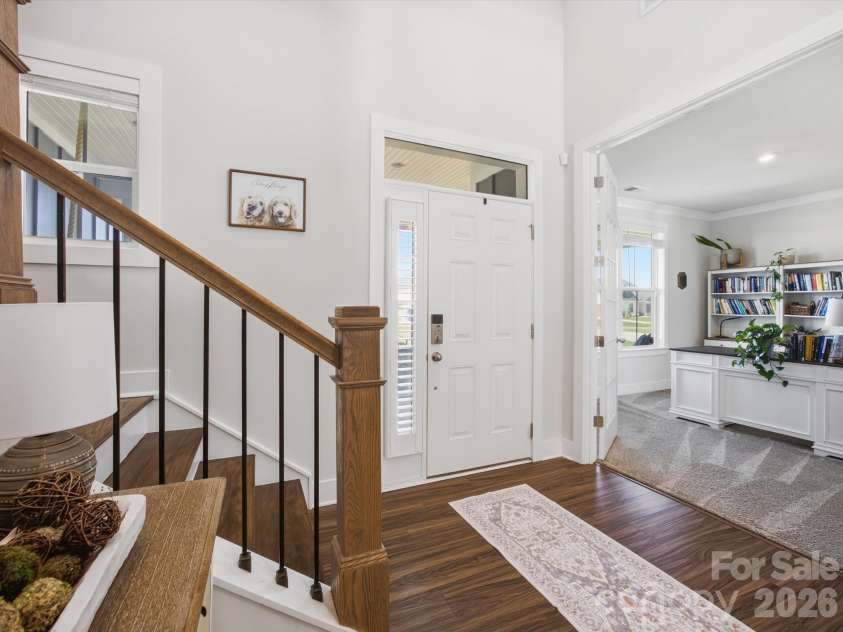 1305 Coppergate Drive, Salisbury, NC 28147.  MLS# CAR4428820, YatesRealty ID 56314. Office or flex room off the 2 story entry way
