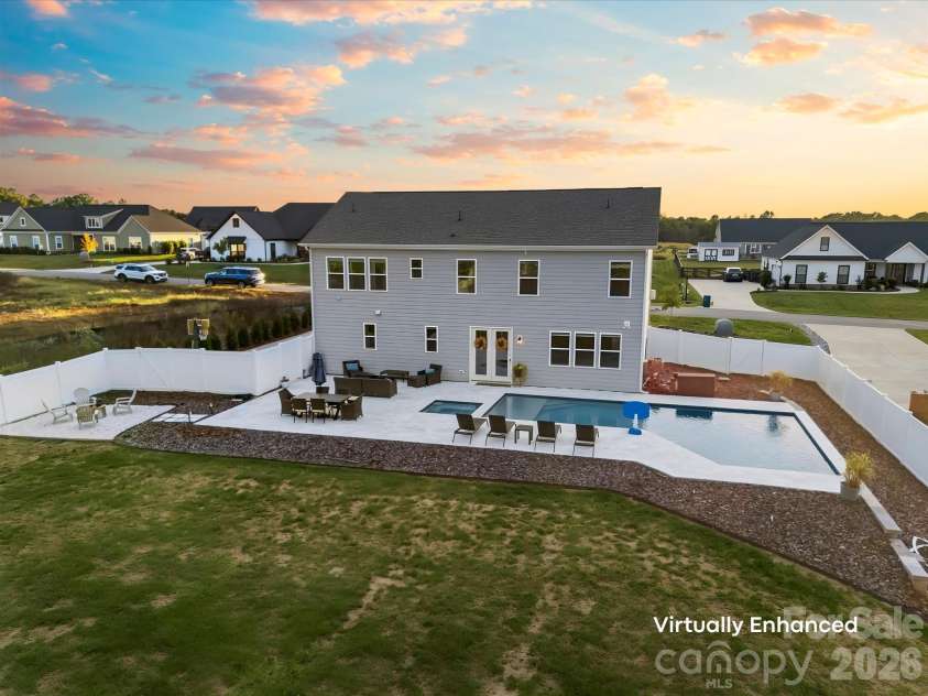 1305 Coppergate Drive, Salisbury, NC 28147.  MLS# CAR4428820, YatesRealty ID 56314. The back yard of your dreams! (virtually enhanced)