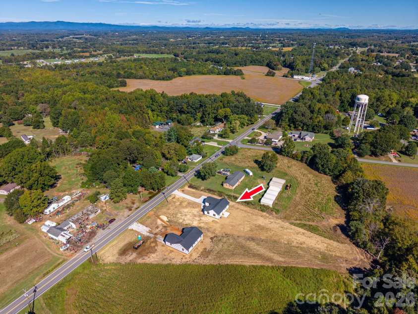 3532 Fallston Road, Shelby, NC 28150.  MLS# CAR4433792, YatesRealty ID 56339. Aerial View North