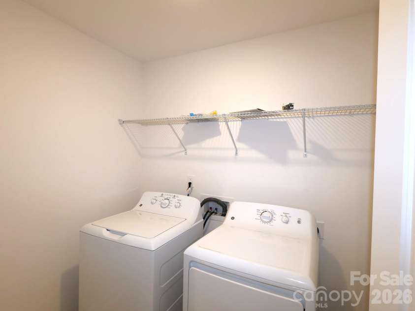 2705 Yeager Drive, Concord, NC 28027.  MLS# CAR4434135, YatesRealty ID 56344. Laundry