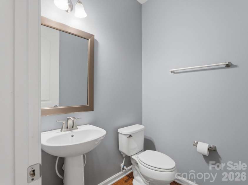 15110 Reminisce Lane, Charlotte, NC 28278.  MLS# CAR4434079, YatesRealty ID 56357. Half Bath Down Stairs